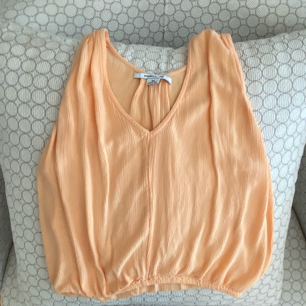 O'Neill Peach V-Neck Tank Top